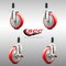 Service Caster 5 Inch 316SS Red Poly Swivel 1 Inch Expanding Stem Caster Brake SCC, 2PK SCC-SS316EX20S514-PPUB-RED-2-TLB-2-1 - alternate 3